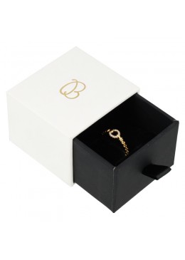 PB-1-B CAJA BLANCA SORTIJA O PENDIENTES 55x50x41 Mm.