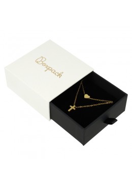 PB-3-B CAJA BLANCA COLGANTE Y PENDIENTES 90X87X39 Mm.