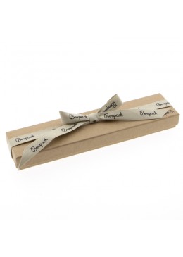 Caja de cartón con lazo de algodón Personalizable la caja y el lazo