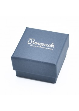 Caja de carton forrada de papel para anillo sortija de joyeria y bisuteria EP-42