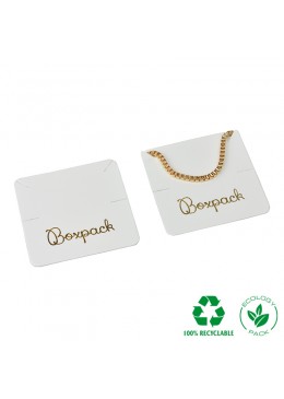 INTERIOR ECO PARA COLGANTE Y PULSERA 65X65 mm BLANCO IC-Z8-C