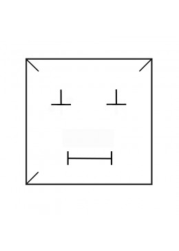 INTERIOR DE ESPUMA PARA CAJA PARA JUEGO MAS COLGANTE COLOR 58x58 mm IE-61