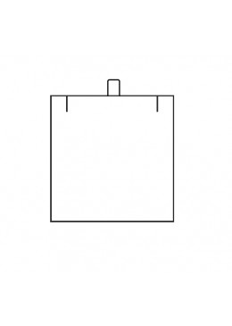 Taco para colgante de joyería, bisutería color negro para bandeja