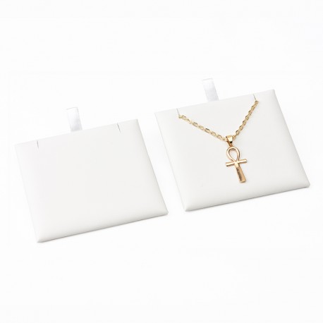 Taco para colgante de joyería, bisutería color blanco para bandeja de 12 huecos