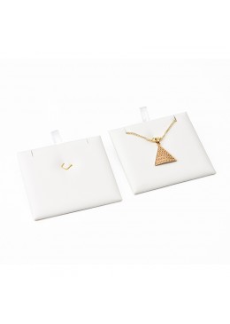 Taco para colgante con gancho de joyería, bisutería color blanco para bandeja de 12 huecos