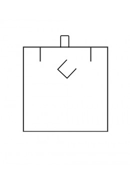 Taco para colgante con gancho de joyería, bisutería para bandeja de 12 huecos