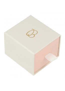 CAJA PARA SORTIJA O PENDIENTES 55x50x42 Mm BLANCA SG-1-RS-B