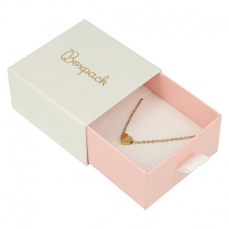 CAJA PARA COLGANTE Y PENDIENTES 73x70x40 Mm BLANCA SG-2-B-RS