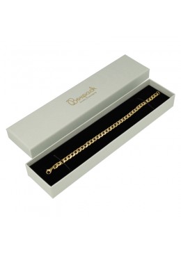 Caja de cartón gris para pulsera extendida de joyeria bisuteria y joyas 235x54x26 mm ST-51