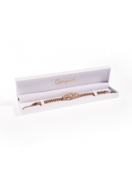 Estuche para pulsera blanco interior blanco 219x55x22mm FR-5-PE