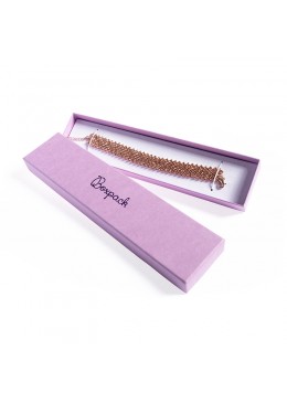 CAJA PARA PULSERA EXTENDIDA color morado 233x53x25mm LV-51