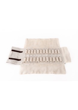 Manta de polipiel enrrollable para anillos sortijas de joyeria bisuteria y joyas MJ3