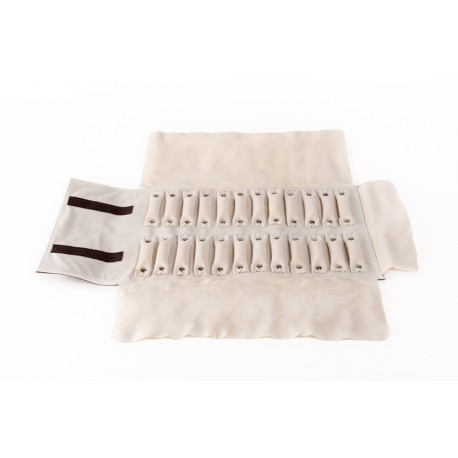 Manta de polipiel enrrollable para anillos sortijas de joyeria bisuteria y joyas MJ3