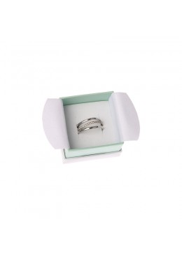 Caja de carton para anillo o pendientes de joyeria bisuteria y joyas  SA-42