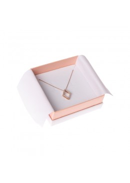 Caja de cartón para colgante anillo y pendientes de joyería bisutería y joyas  SA-81