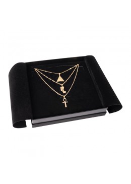 Caja de cartón para collar colgante aderezo de joyería bisutería y joyas  SA-18