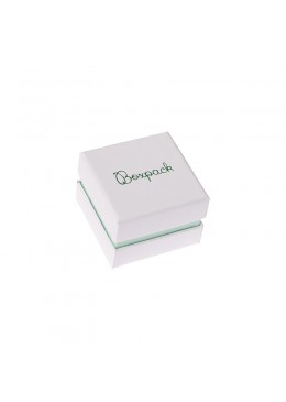 Cajas de carton blanca y aguamarina para anillos o pendientes de joyeria bisuteria y joyas  SA-42