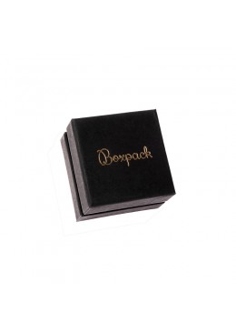 Cajas de carton negra para anillo o pendientes de joyeria bisuteria y joyas  SA-42-N