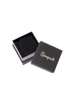 Cajas de carton negra para anillo o pendientes de joyeria bisuteria y joyas  SA-42-N