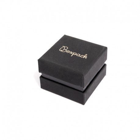 Cajas de carton negra para anillo o pendientes de joyeria bisuteria y joyas  SA-42-N