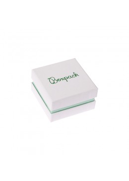 Cajas de cartón blanca y aguamarina para pendientes colgante y anillo de joyería bisutería y joyas  SA-61