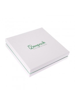 Cajas de cartón blanca y aguamarina para collar colgante aderezo de joyería bisutería y joyas  SA-18