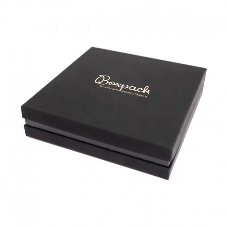 Caja de cartón negra para collar colgantes aderezo de joyería bisutería y joyas  SA-18