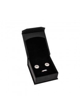 Caja de carton con iman para pendientes anillo y colgante de joyeria y bisuteria 65X72X31mm MC-2