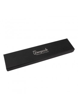 Caja de carton negra para pulsera extendida de joyeria y bisuteria EP-50-n