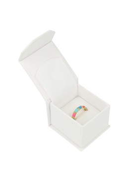 Caja con iman para anillo o pendientes de joyeria bisuteria 48x54x40mm MC-1 