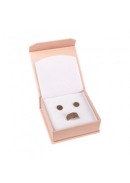 Caja con iman para colgante pendientes y anillo 86x83x34mm MC-3