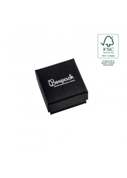 Caja eco FSC® de carton para sortija de joyeria bisuteria 51x51x33 Mm F42
