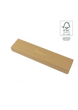 Caja eco FSC® de carton para pulsera de joyeria bisuteria 233x53x27Mm F51
