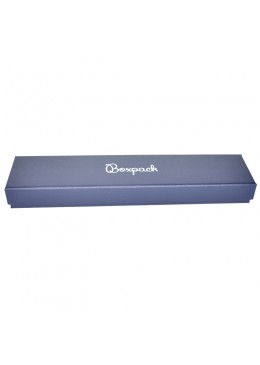 Caja de carton forrada de papel brillo para pulsera extendida de joyeria y bisuteria O-EP-51