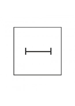 Esquema taco para anillo de joyería, bisutería 45x50 mm