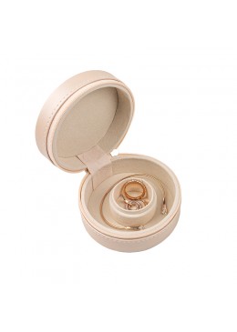 Joyero de viaje rosa para pulseras y charms 95X95X45 mm JY-2-R 