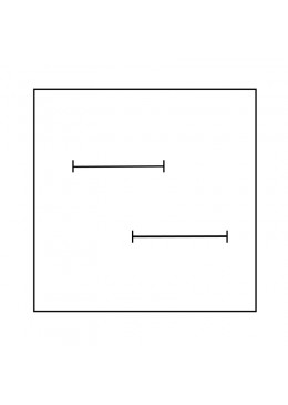 Taco para alizanzas de joyería, bisutería 45x50 mm