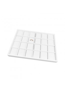 BANDEJA 24 ANILLOS 315x225x30 mm para joyería y bisutería BJ-24S