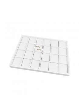 BANDEJA 24 ALIANZAS 315x225x30 mm para joyería y bisutería BJ-24A