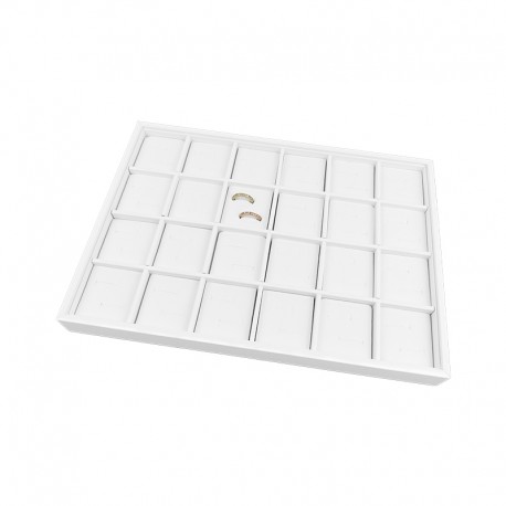 BANDEJA 24 ALIANZAS 315x225x30 mm para joyería y bisutería BJ-24A