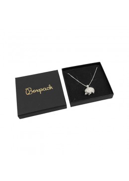 Caja de cartón para juego y colgante para joyería, bisutería joyas PT-85