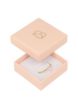 Caja de cartón para anillo o pendientes para joyería, bisutería joyas PT-45-RC