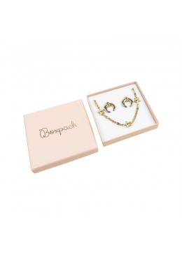 Caja de cartón para juego y colgante para joyería, bisutería joyas PT-85