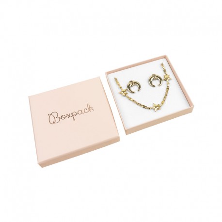 Caja de cartón para juego y colgante para joyería, bisutería joyas PT-85