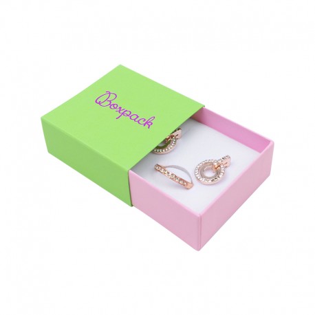Caja de carton para pendientes, anillo o colgante de joyeria y bisuteria SL-61
