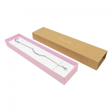 Caja de carton para pulsera extendida de joyeria y bisuteria SL-51