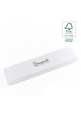 Caja eco FSC® de carton para pulsera de joyeria bisuteria 233x53x27Mm F51