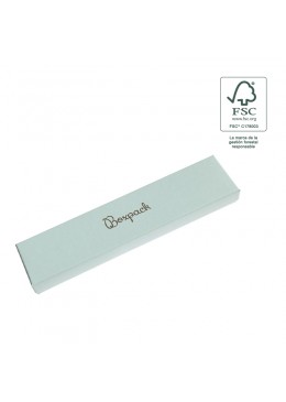 Caja eco FSC® de carton para pulsera de joyeria bisuteria 233x53x27Mm F51