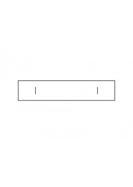 Esquema interior de carton flocado para pulsera de joyeria bisuteria F51