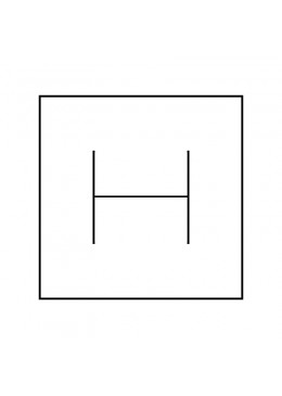 Esquema para sortija interior espuma de joyeria bisuteria F42